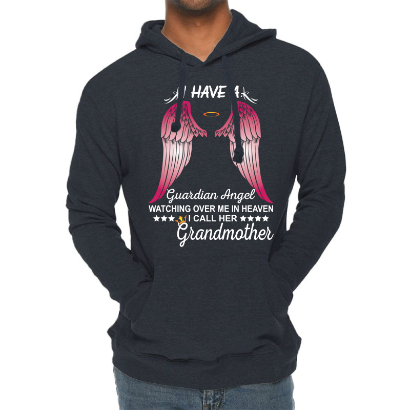 My Grandmother Is My Guardian Angel Lightweight Hoodie | Artistshot