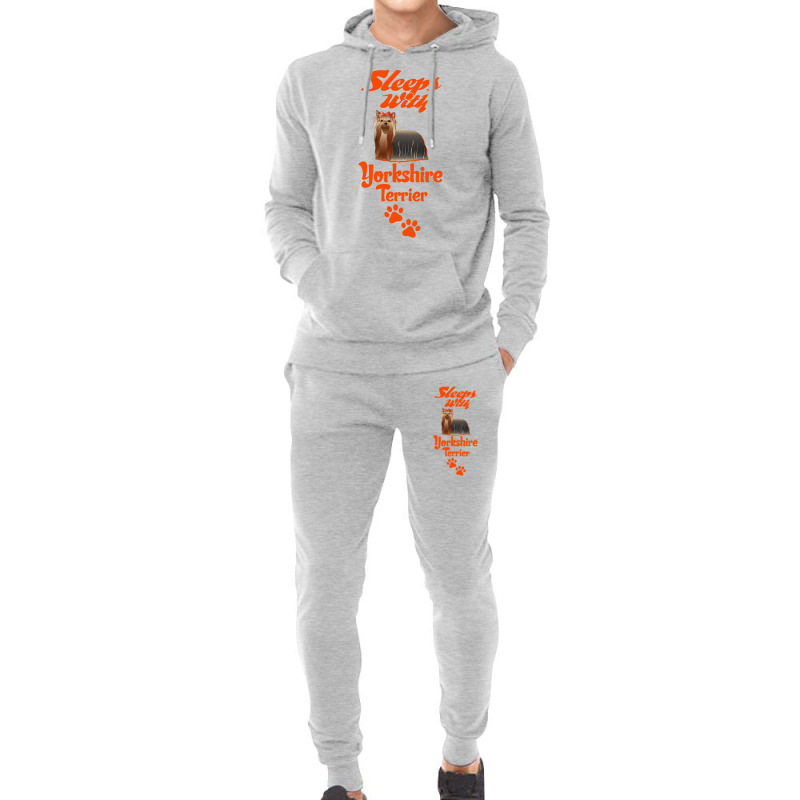 Sleeps With Yorkshire Terrier Hoodie & Jogger set by tshiart | Artistshot