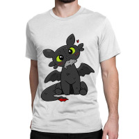 Fury Dragon Eat Fish Classic T-shirt | Artistshot