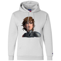 Haddock Smile Figure Champion Hoodie | Artistshot