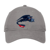 Night Dragon Fury Red Tail Adjustable Cap | Artistshot