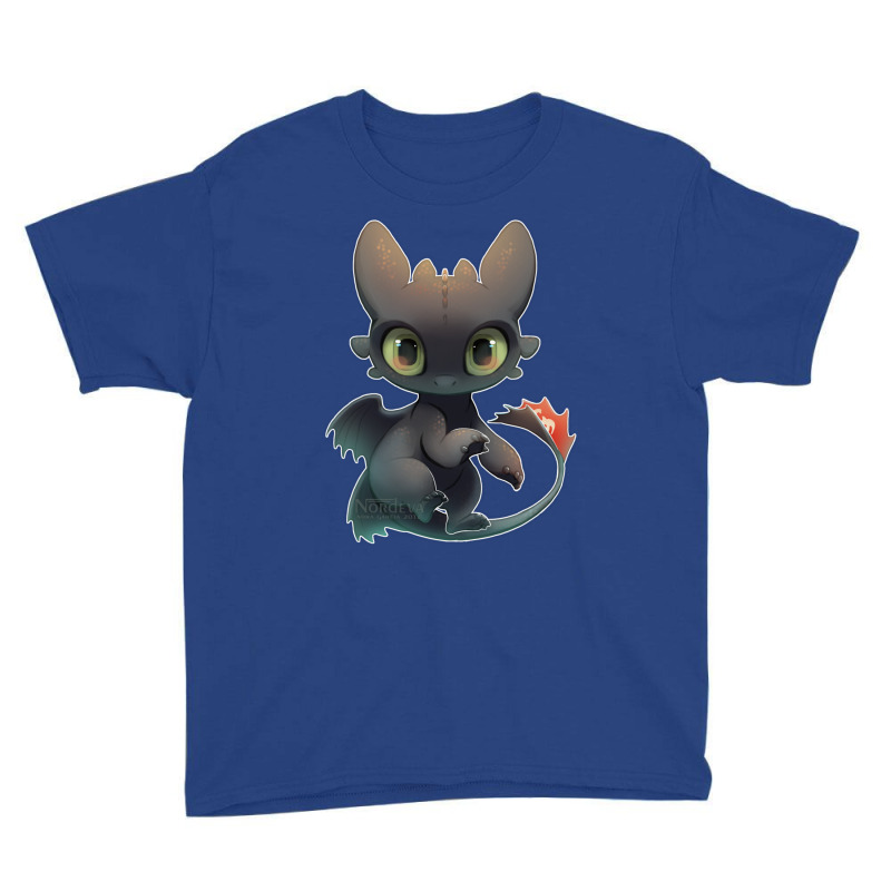 Night Toothless Red Tail Cute Youth Tee | Artistshot