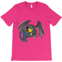 Toothless Yellow And Blue Monster T-shirt | Artistshot