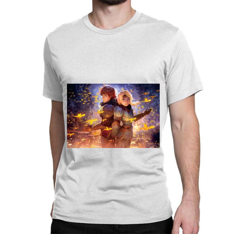 Two True Love Hiccup And Astrid Classic T-shirt | Artistshot