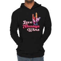 Asl Love Always Wins Lightweight Hoodie | Artistshot