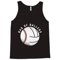 Dad Of Ballers Father Son Volleyball Baseball Player Coach T Shirt Tank Top | Artistshot