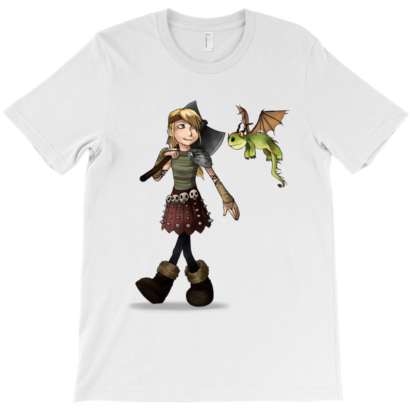 Astrid And Green Dragon T-shirt | Artistshot