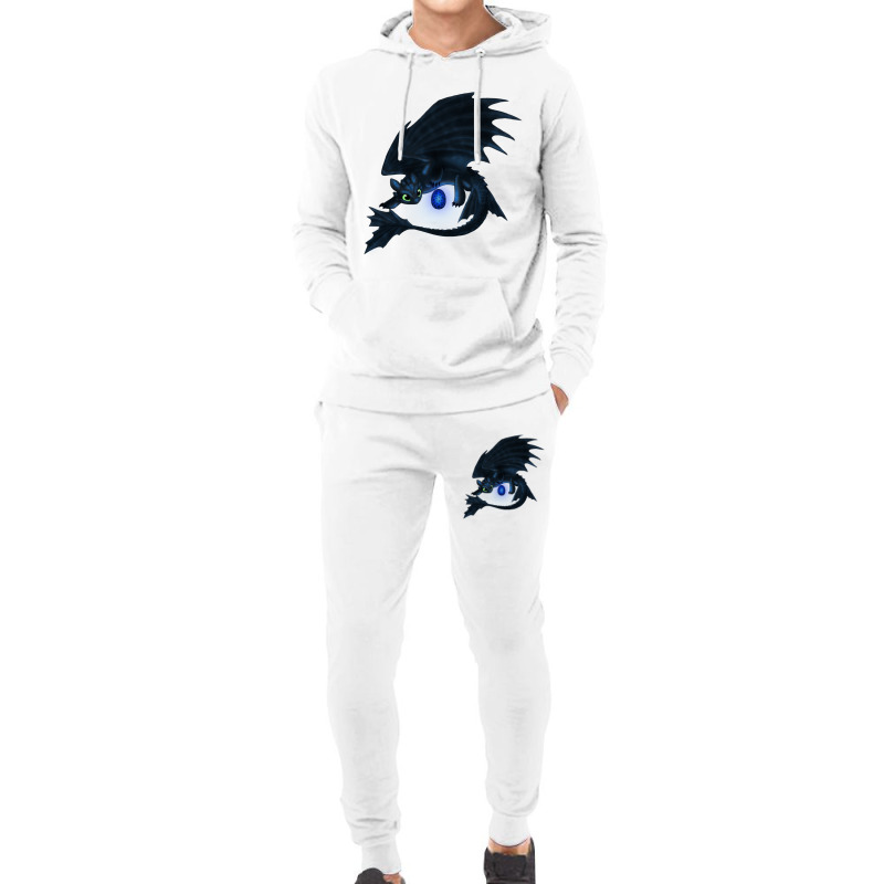 Black And Blue Egg Dragon Hoodie & Jogger Set | Artistshot