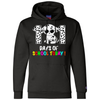 101 Days Of School Cute Dal.matian Leopard For Boys Kids Champion Hoodie | Artistshot