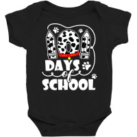 101 Days Of School Dalmatian Dog 100 Days Smarter Teachers T Shirt Baby Bodysuit | Artistshot