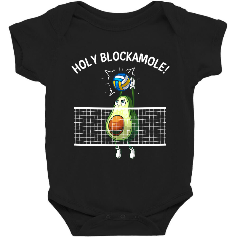 Funny Volleyball For Men Women Holy Guacamole Player Blocker T Shirt Baby Bodysuit by longduong89 | Artistshot