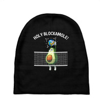 Funny Volleyball For Men Women Holy Guacamole Player Blocker T Shirt Baby Beanies | Artistshot