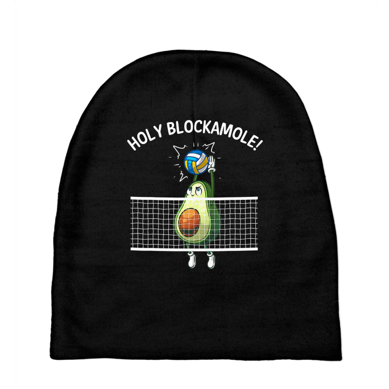 Funny Volleyball For Men Women Holy Guacamole Player Blocker T Shirt Baby Beanies by longduong89 | Artistshot