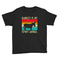 Donkey Farmer Vintage Retro Donkey Is My Spirit Animal Youth Tee | Artistshot