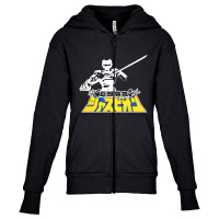 Juspion Classic Japanese Tokusatsu Youth Zipper Hoodie | Artistshot