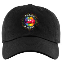 Lgbt Pride Lgbtq I Licked It So It's Mine Sexy Rainbow Lips T Shirt Kids Cap | Artistshot