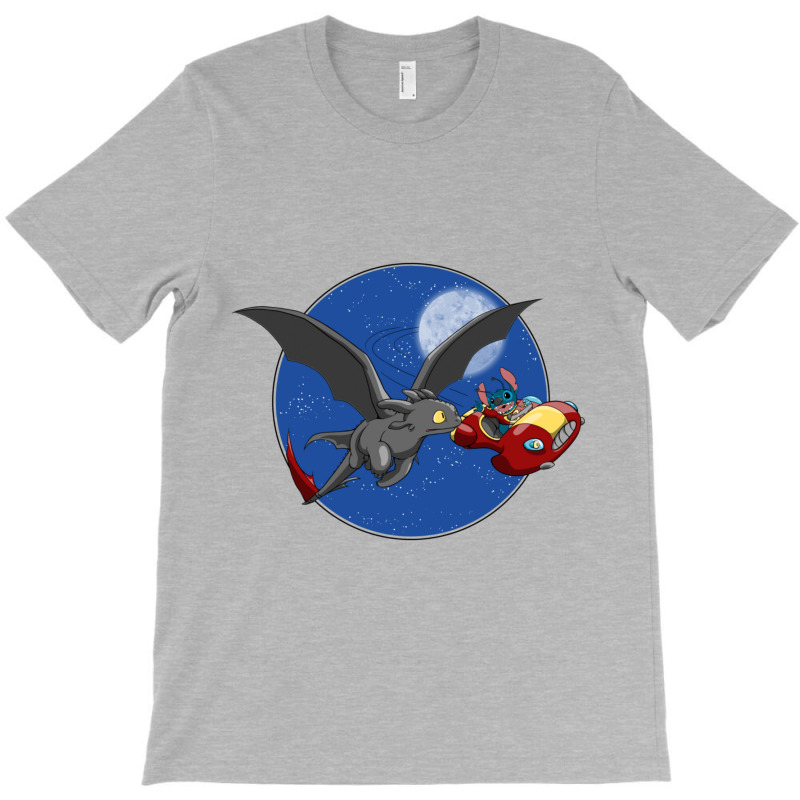 Flying Car And Black Dragon T-shirt | Artistshot