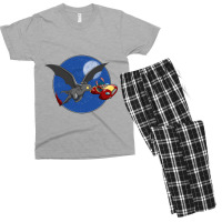 Flying Car And Black Dragon Men's T-shirt Pajama Set | Artistshot