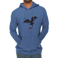 Flying Red Tail Dragon Lightweight Hoodie | Artistshot