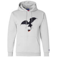 Flying Red Tail Dragon Champion Hoodie | Artistshot