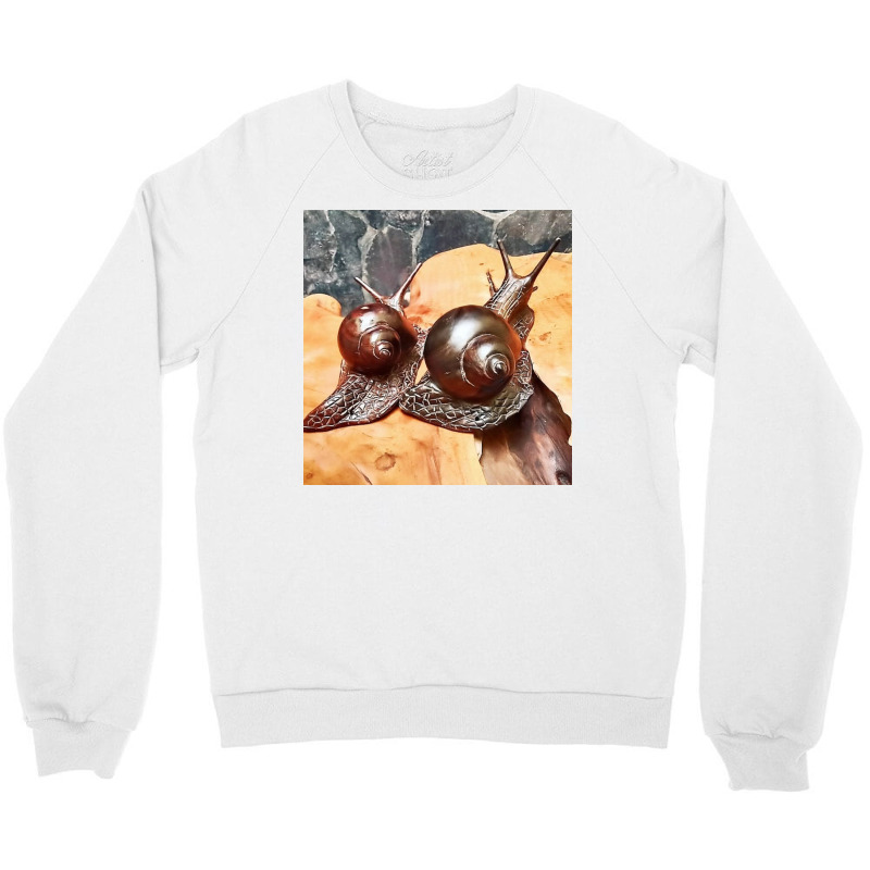 Snail Art Crewneck Sweatshirt by argo | Artistshot