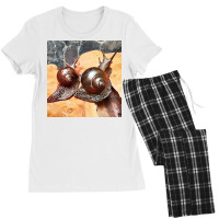 Snail Art Women's Pajamas Set | Artistshot