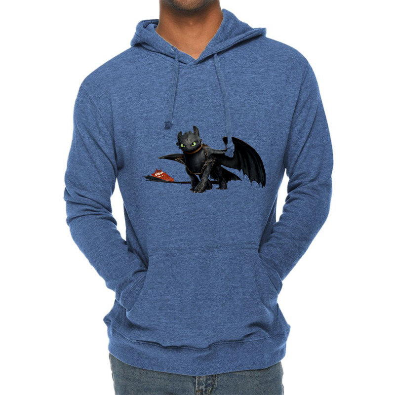 Dragon Toothless Red Tail Lightweight Hoodie | Artistshot