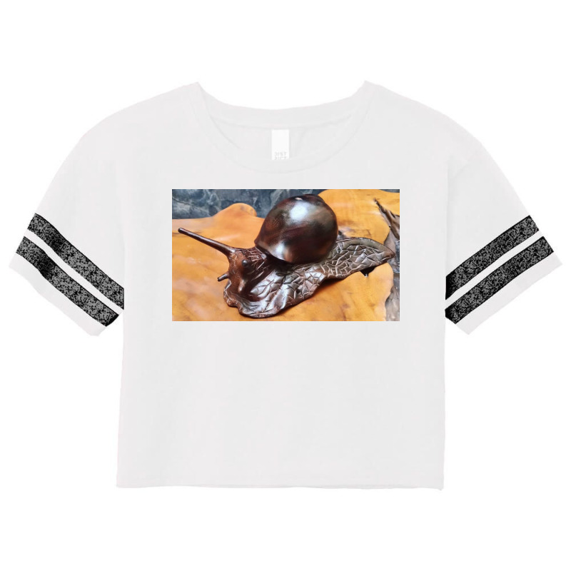 Snail Art Scorecard Crop Tee by argo | Artistshot