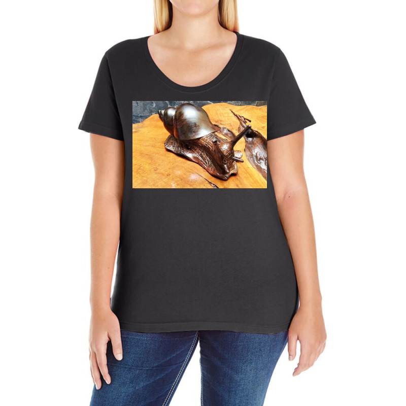 Snail Ladies Curvy T-Shirt by argo | Artistshot