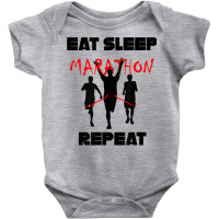 Mens Funny Sport Quote, Marathon13.1 Miles T Shirt Baby Bodysuit | Artistshot