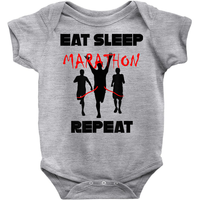 Mens Funny Sport Quote, Marathon13.1 Miles T Shirt Baby Bodysuit by ranmarbunathoo90 | Artistshot