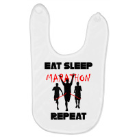 Mens Funny Sport Quote, Marathon13.1 Miles T Shirt Baby Bibs | Artistshot