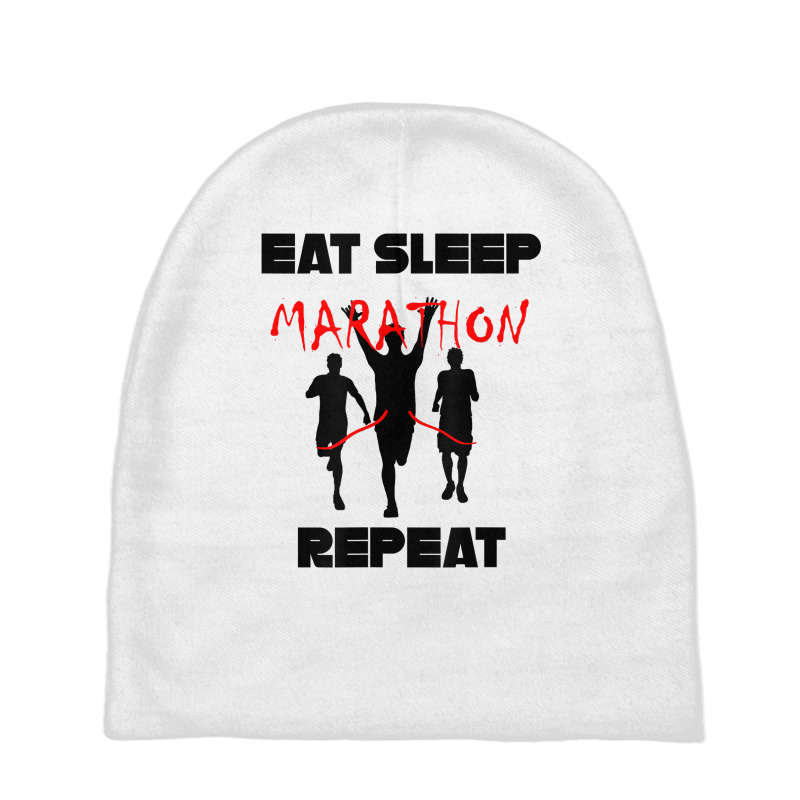 Mens Funny Sport Quote, Marathon13.1 Miles T Shirt Baby Beanies by ranmarbunathoo90 | Artistshot