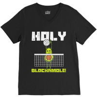 Holy Blockamole Avocado Volleyball Player Blocker Men Women T Shirt V-neck Tee | Artistshot