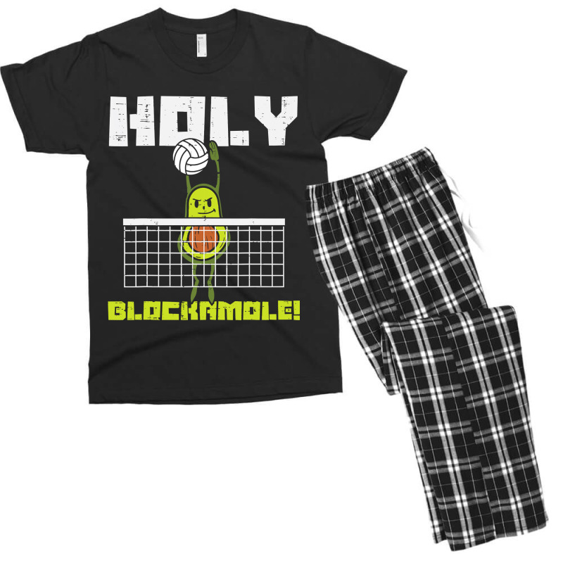 Holy Blockamole Avocado Volleyball Player Blocker Men Women T Shirt Men's T-shirt Pajama Set by longduong89 | Artistshot