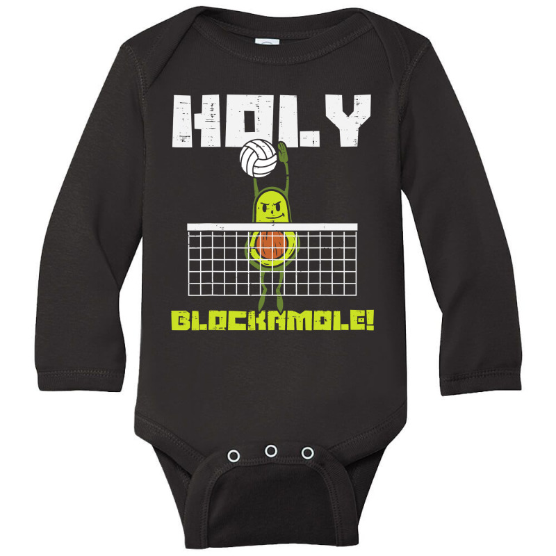 Holy Blockamole Avocado Volleyball Player Blocker Men Women T Shirt Long Sleeve Baby Bodysuit by longduong89 | Artistshot