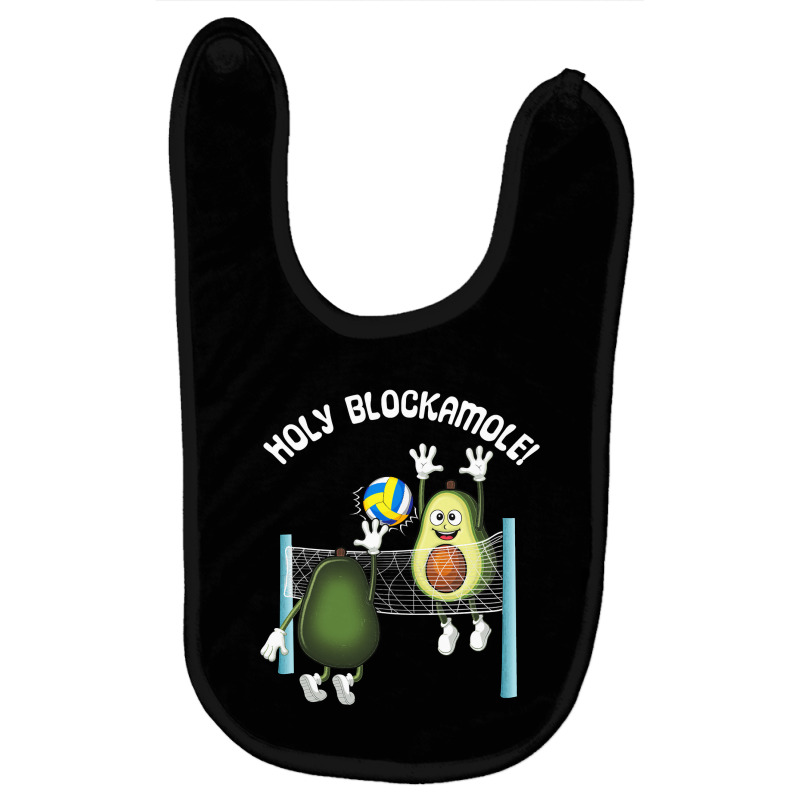 Holy Blockamole! Guacamole Player Blocker Volleyball T Shirt Baby Bibs by longduong89 | Artistshot