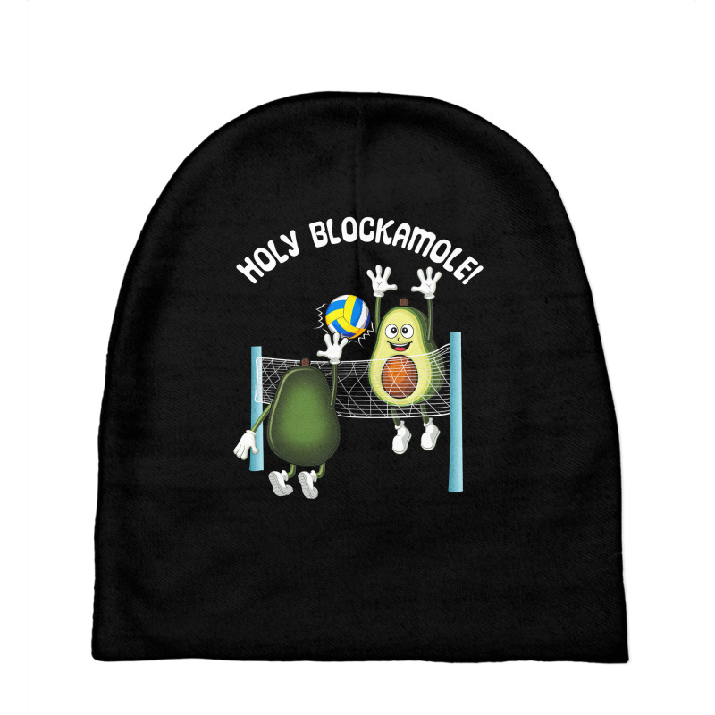 Holy Blockamole! Guacamole Player Blocker Volleyball T Shirt Baby Beanies by longduong89 | Artistshot