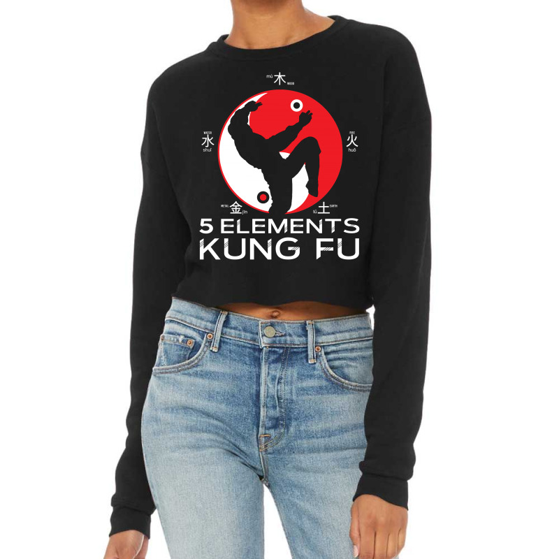 5 Elements Kung Fu Cropped Sweater by LumLum | Artistshot