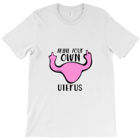 Uterus Middle Finger T-shirt | Artistshot