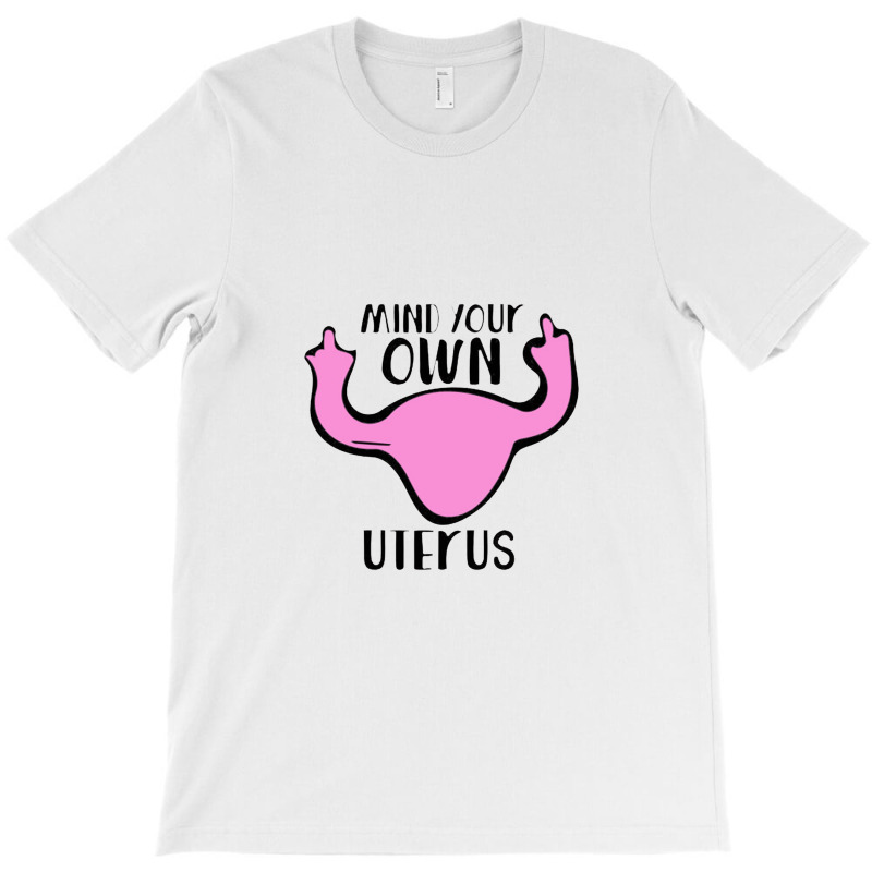 Uterus Middle Finger T-shirt | Artistshot