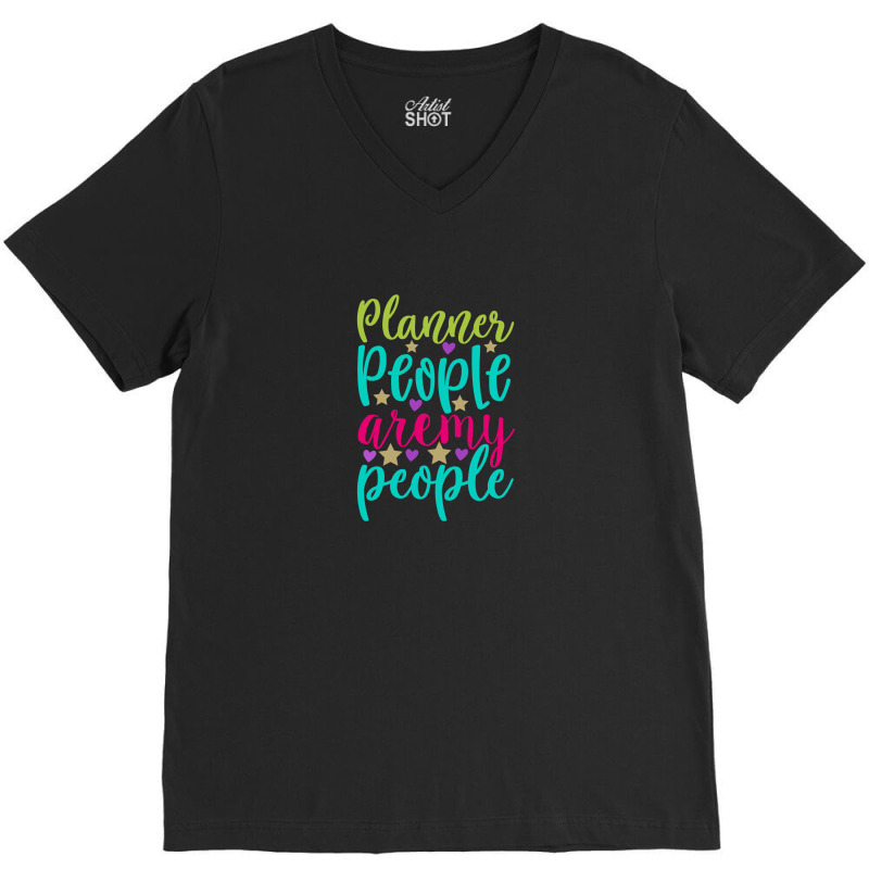 Planner People Aremy People V-neck Tee | Artistshot