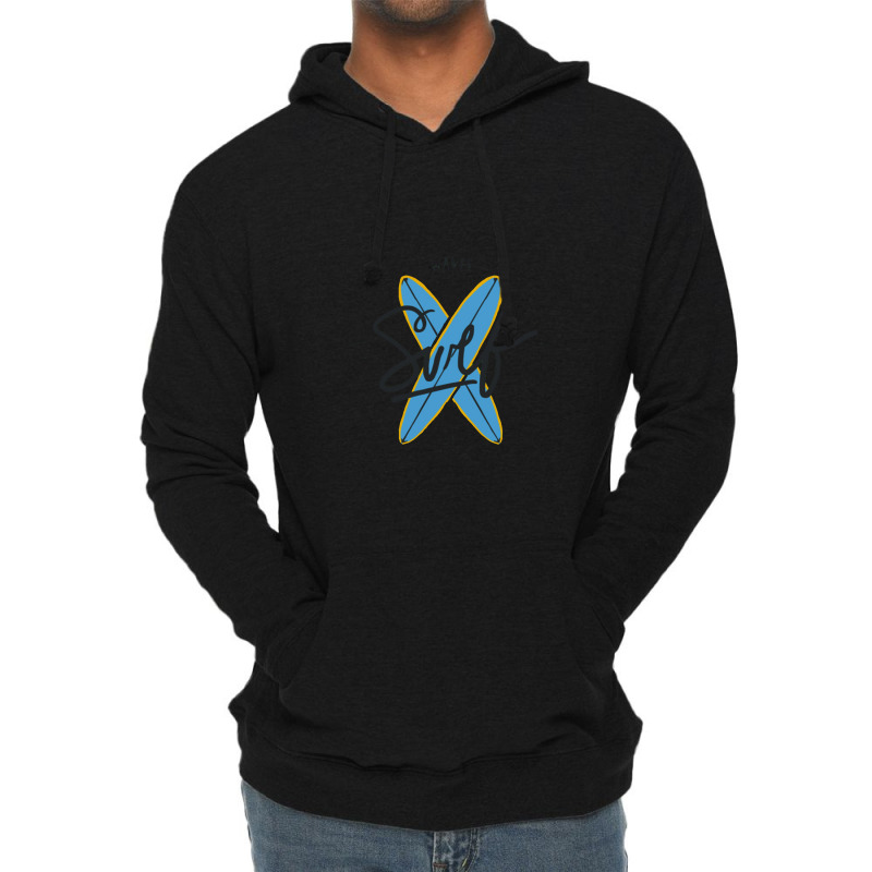 Waves Surf Lightweight Hoodie | Artistshot