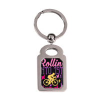 Rollin  Into 1st Grade Silver Rectangle Keychain | Artistshot