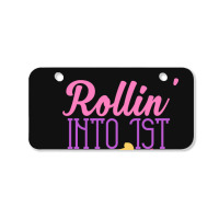 Rollin  Into 1st Grade Bicycle License Plate | Artistshot