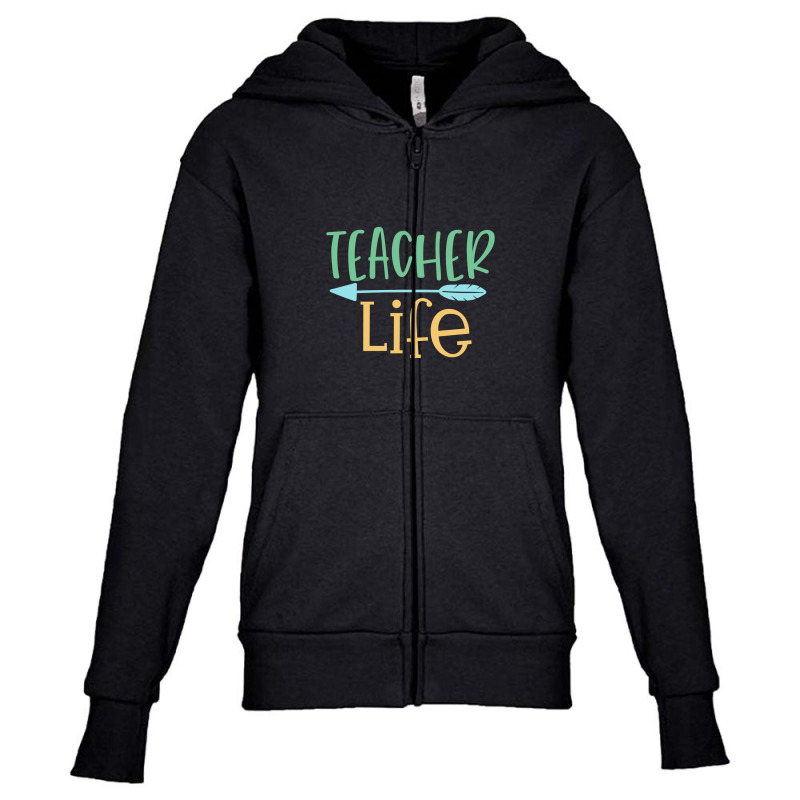 Teacher Life Youth Zipper Hoodie | Artistshot