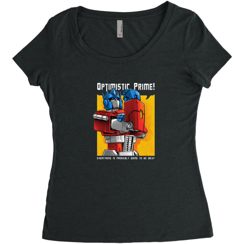 Optimistic Women's Triblend Scoop T-shirt | Artistshot