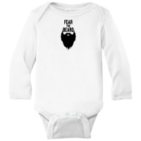 Fear The Beard Long Sleeve Baby Bodysuit | Artistshot