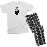 Fear The Beard Men's T-shirt Pajama Set | Artistshot