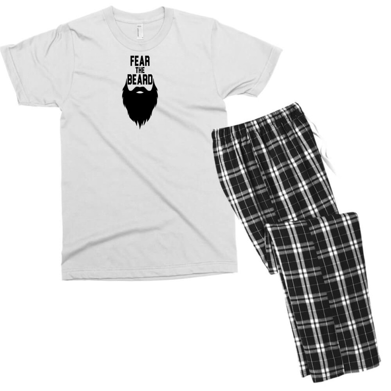 Fear The Beard Men's T-shirt Pajama Set | Artistshot